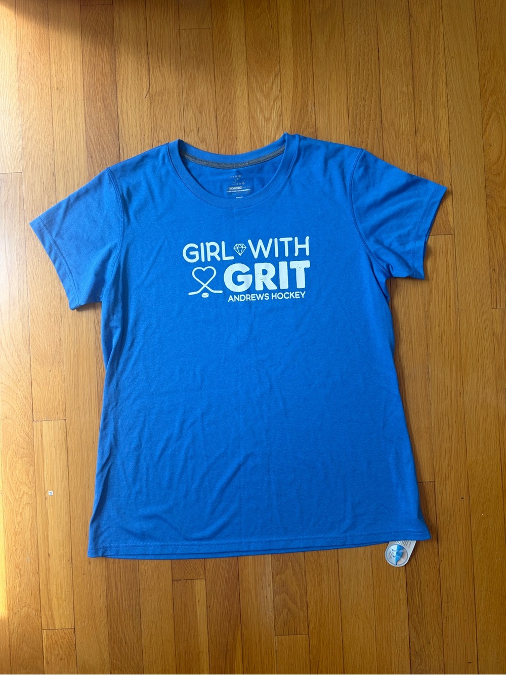 Girl With Grit Blue Womens’ T-Shirt